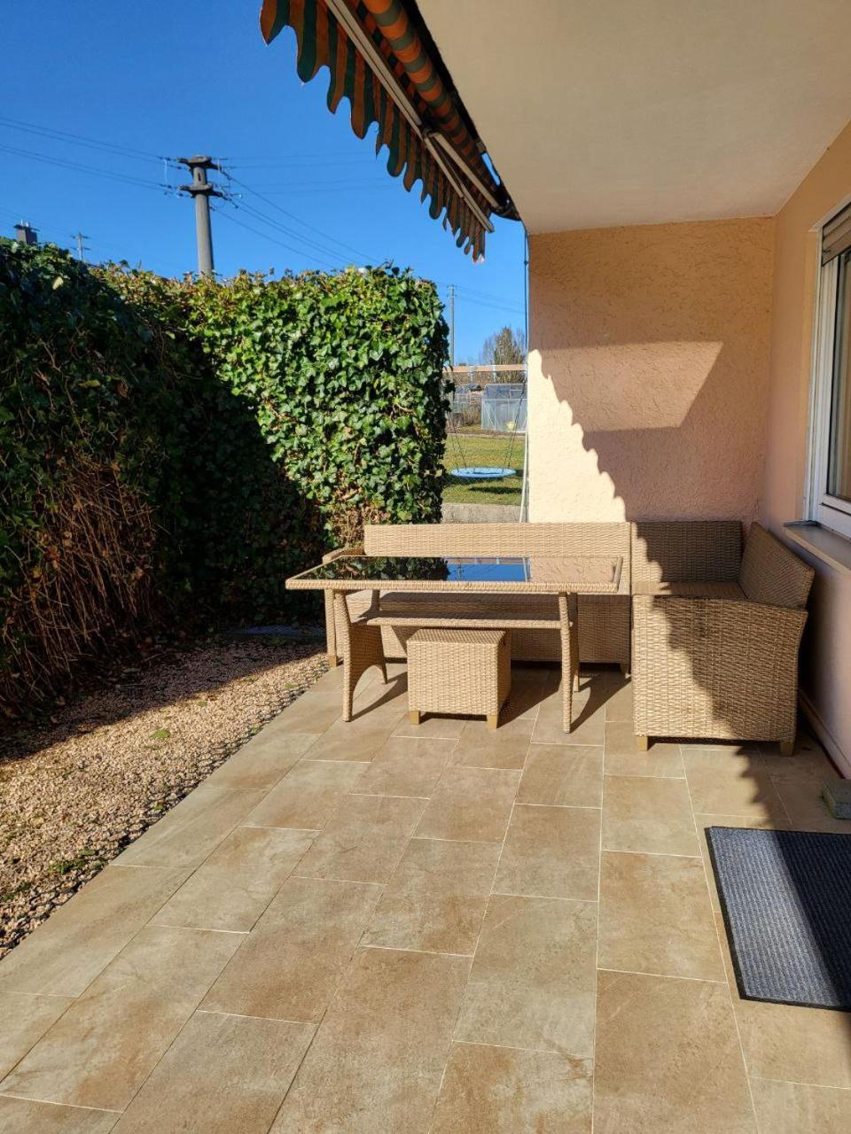 Ferienwohnung Naehe Legoland Mit Grossem Garten Und Terrasse Sontheim an der Brenz Exterior foto